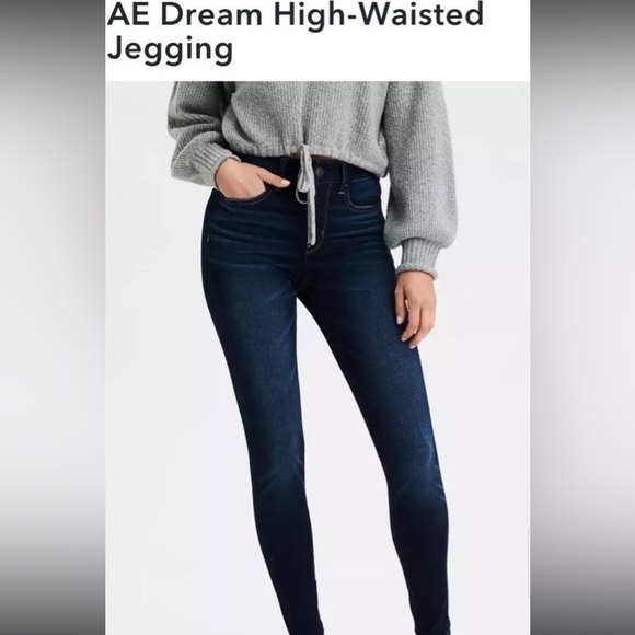 💋 American Eagle Dream High Waist Jegging Womens plus 20W- NWT💋 Soft & Comfy - Picture 4 of 10